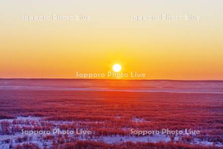 釧路湿原の日の出