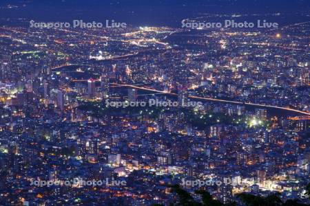 札幌市街の夜景