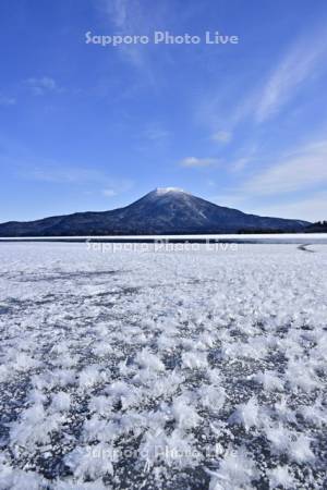 阿寒湖のフロストフラワー