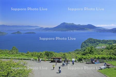 サイロ展望台と洞爺湖と有珠山