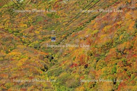 黒部平から紅葉の立山と立山ロープウェイ