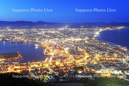 函館山から函館市街の夜景