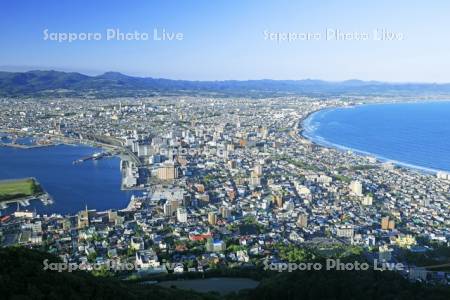 函館山から函館市街