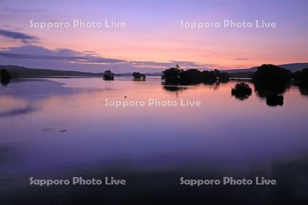 夜明けの大沼公園