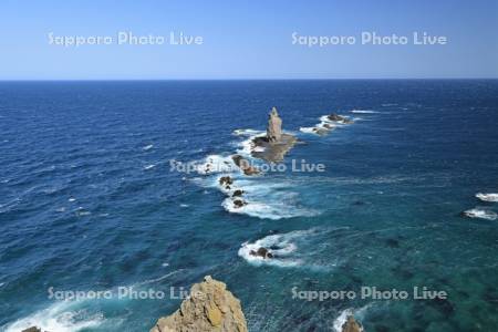 積丹半島の神威岬