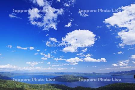 美幌峠と屈斜路湖