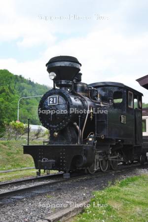 森林鉄道蒸気機関車　雨宮21号