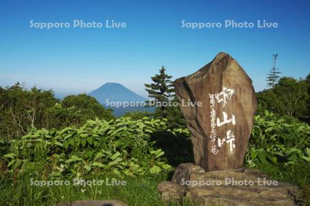 中山峠より望む羊蹄山