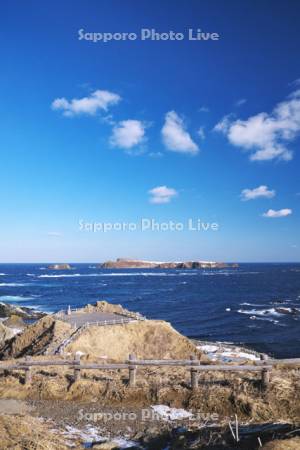 スコトン岬とトド島の冬