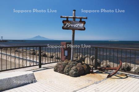 ノシャップ岬と利尻島