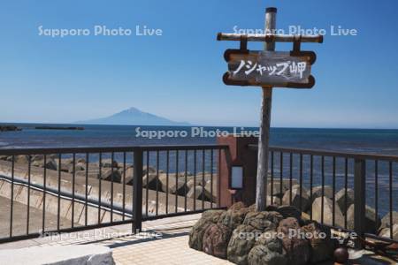 ノシャップ岬と利尻島