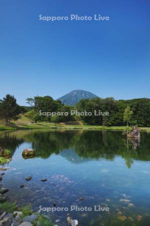 ふきだし公園と羊蹄山