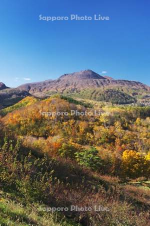 有珠山と紅葉