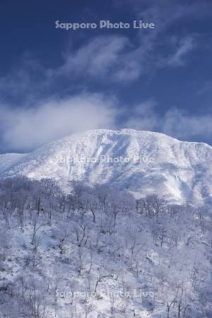 オロフレ山と樹氷