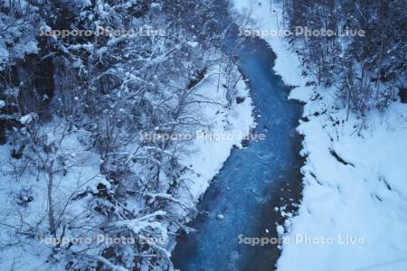 美瑛川の冬