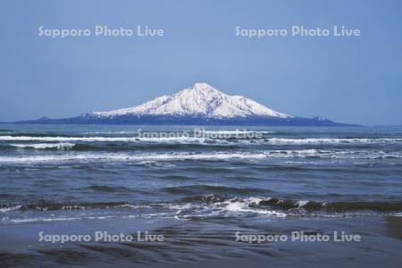 利尻島と日本海