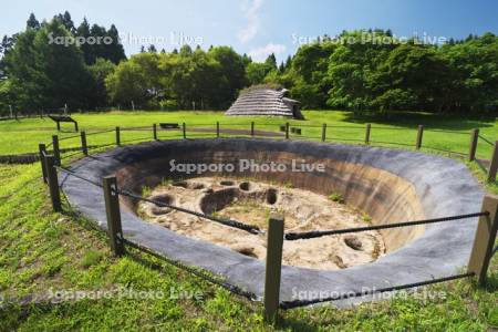 大船遺跡の竪穴住居跡