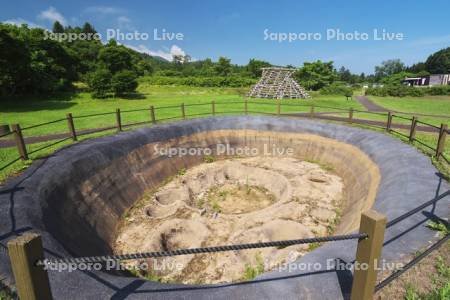 大船遺跡の竪穴住居跡