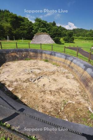 大船遺跡の竪穴住居跡