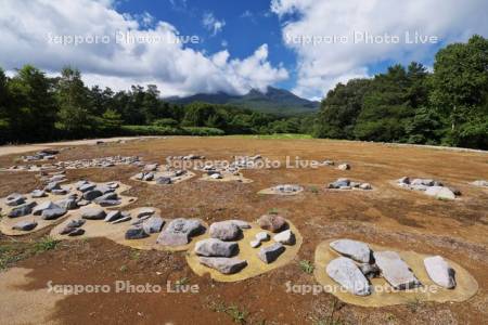 大森勝山遺跡と岩木山