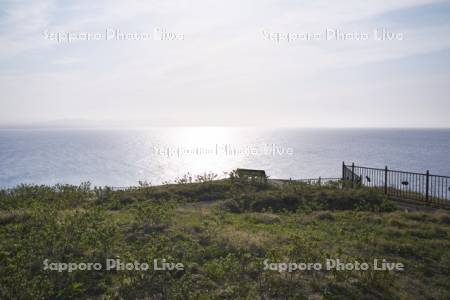 立待岬と津軽海峡