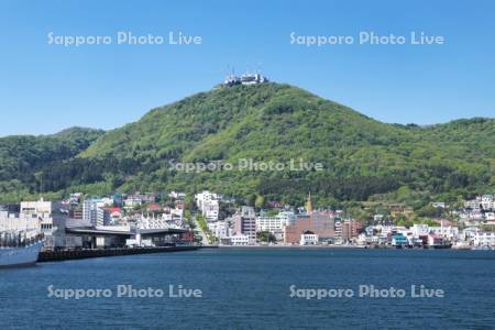 函館山と函館湾