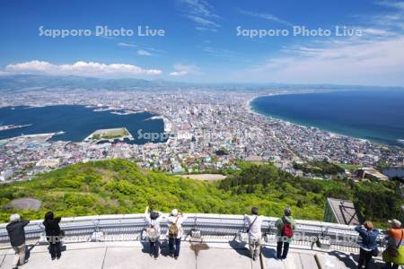 函館山より望む函館市街地