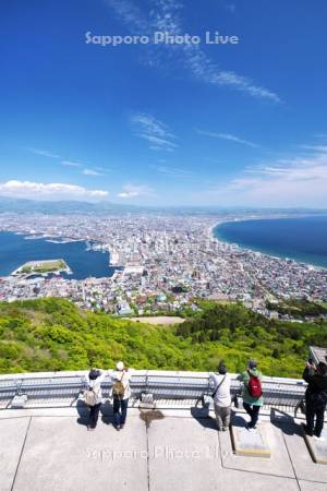 函館山より望む函館市街地