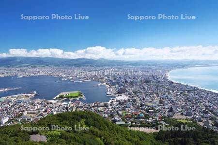 函館山より函館市街地