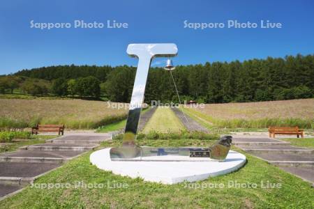 太陽の丘えんがる公園　コスモス園と愛の鐘