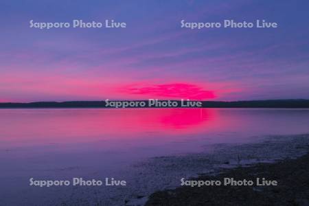 サロマ湖の朝