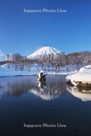 羊蹄山とふきだし公園