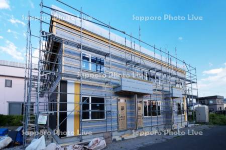 住宅（アパート）の建築工事