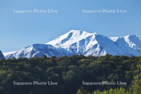 大雪山と雪