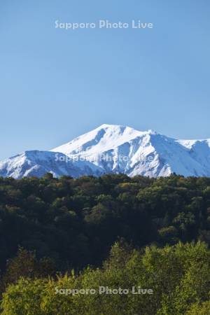 大雪山と雪