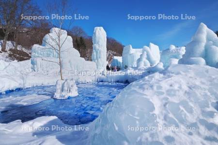 千歳・支笏湖氷濤まつり　氷の美術館