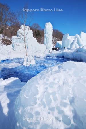 千歳・支笏湖氷濤まつり　氷の美術館