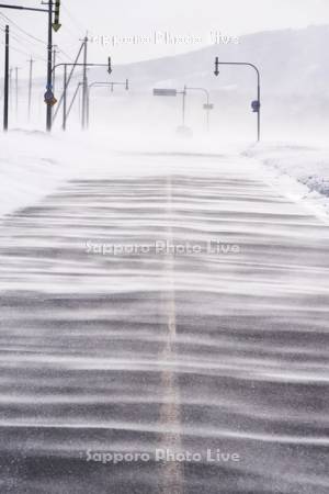 地吹雪（フラワーロード）