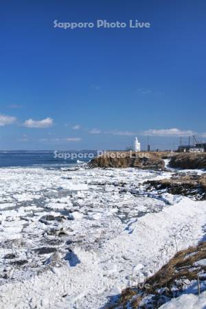 納沙布岬と流氷と北方領土
