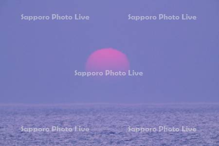 日の出と太平洋