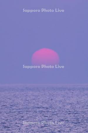 日の出と太平洋