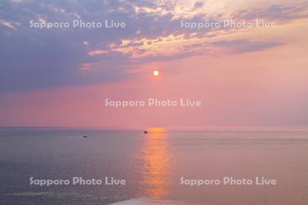 浜中湾の日の出
