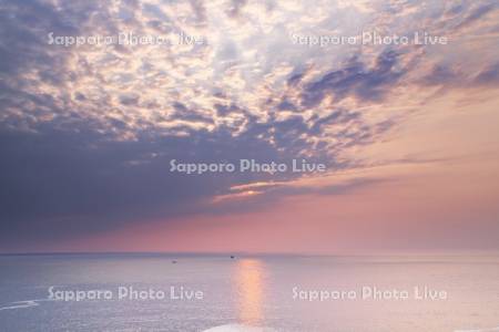 浜中湾の日の出