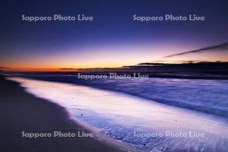 十勝の朝の海（太平洋）