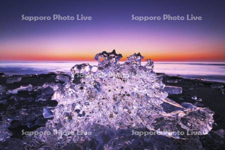 十勝のジュエリーアイスの朝