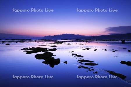 寿都湾の朝