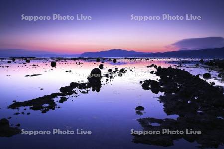 寿都湾の朝