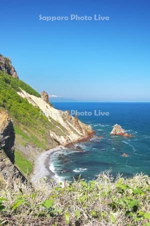 赤岩と積丹半島