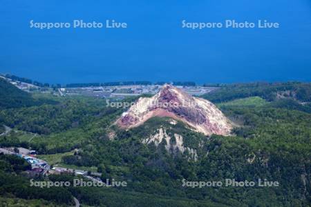 昭和新山　空撮