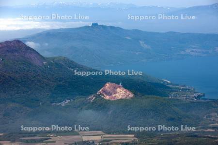 昭和新山　空撮